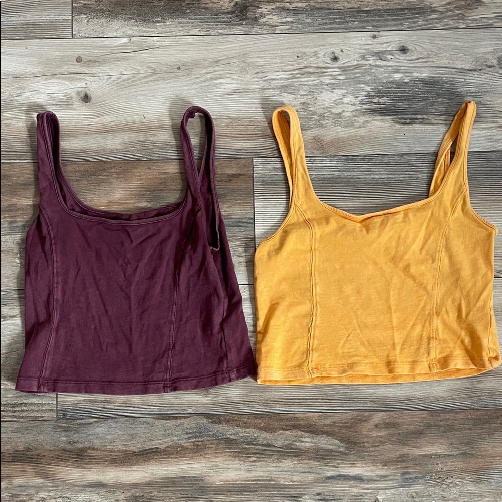 Aerie 2 pack crop tanks
